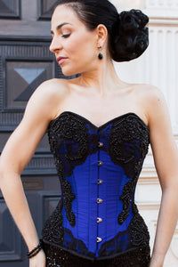 Corset Story ND-118 Lace and bead Embellished Corset Overbust