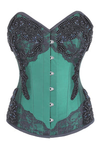 Corset Story ND-117 Jade Green Overbust Corset