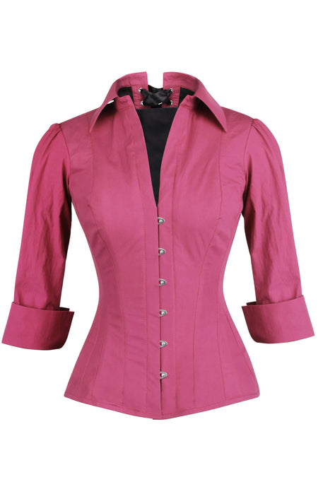 Corset Story SST006 Dry Rose Corset Shirt