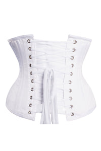 White Expert Waist Training Underbust Bridal Corset