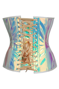 Iridescent PVC Overbust Corset