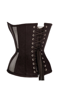 Corset Story MY-402 Black Mesh Waist Taming Overbust Corset