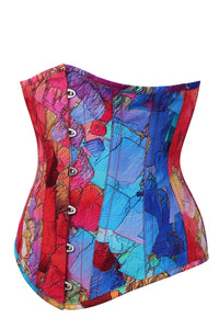 Corset Story MY-648 Kaleidoscopic Exposed Petal Longline Underbust Corset