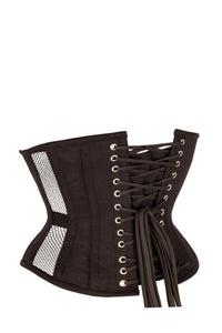 Corset Story MY-403 Black Mesh Waspie Underbust