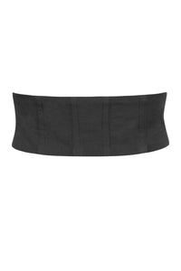 Corset Story SC-073 Violet Black Cotton Corset Style Belt