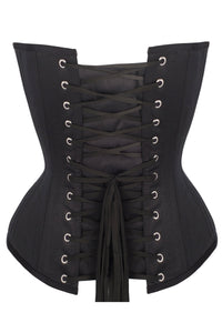 Corset Story WT-004 Black Waist Training Overbust Corset